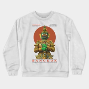 Wat Arun Temple Bangkok Thailand Crewneck Sweatshirt